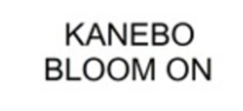 KANEBO BLOOM ON Logo (EUIPO, 29.06.2016)