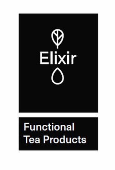 ELIXIR FUNCTIONAL TEA PRODUCTS Logo (EUIPO, 14.01.2017)