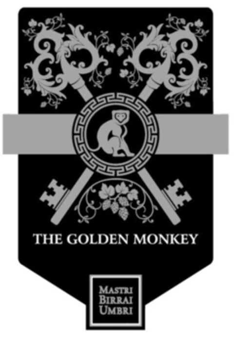 THE GOLDEN MONKEY MASTRI BIRRAI UMBRI Logo (EUIPO, 22.02.2018)