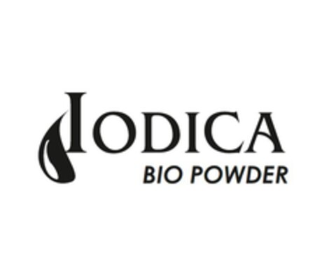 IODICA BIO POWDER Logo (EUIPO, 13.08.2018)