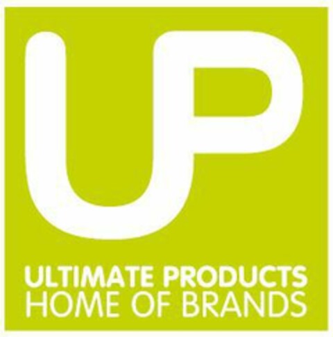 UP ULTIMATE PRODUCTS HOME OF BRANDS Logo (EUIPO, 11/30/2018)