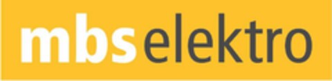 mbselektro Logo (EUIPO, 18.12.2018)