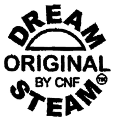 DREAM STEAM ORIGINAL BY CNF Logo (EUIPO, 06/09/1999)