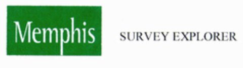 Memphis SURVEY EXPLORER Logo (EUIPO, 25.04.2000)