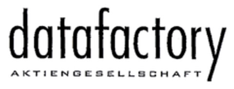 datafactory AKTIENGESELLSCHAFT Logo (EUIPO, 24.02.2003)