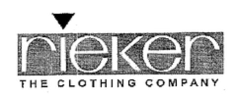 rieker THE CLOTHING COMPANY Logo (EUIPO, 01/29/2004)