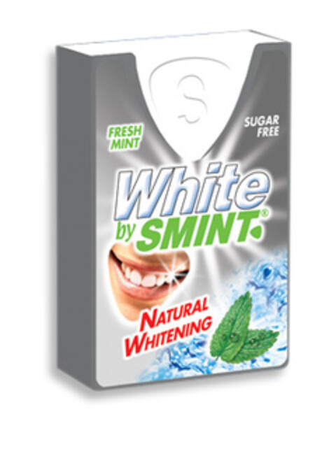 FRESH MINT SUGAR FREE White by SMINT NATURAL WHITENING Logo (EUIPO, 21.10.2004)