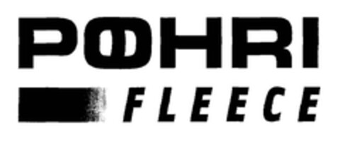 POHRI FLEECE Logo (EUIPO, 16.03.2005)