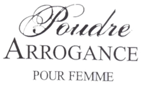 Poudre ARROGANCE POUR FEMME Logo (EUIPO, 09/06/2007)