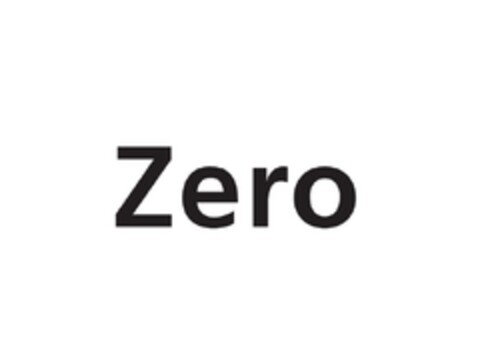 ZERO Logo (EUIPO, 22.12.2009)