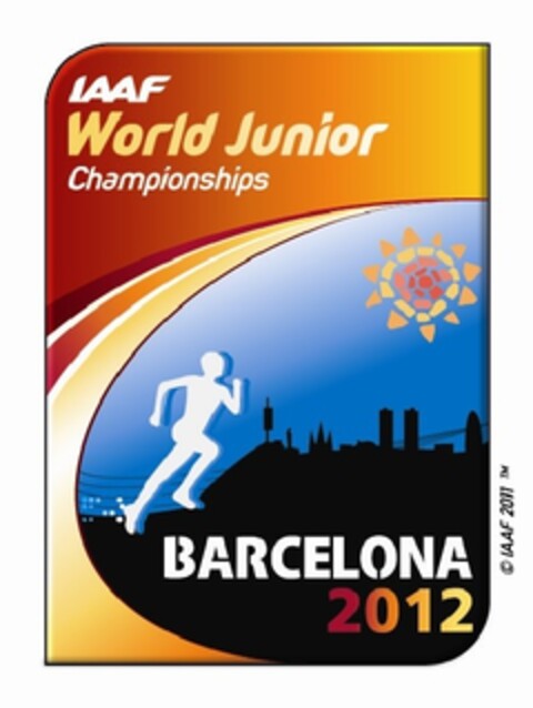 IAAF WORLD JUNIOR CHAMPIONSHIPS BARCELONA 2012 Logo (EUIPO, 20.12.2011)