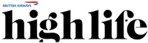 BRITISH AIRWAYS high life Logo (EUIPO, 13.02.2014)