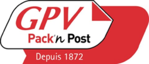 GPV Pack'n Post Depuis 1872 Logo (EUIPO, 10/12/2015)