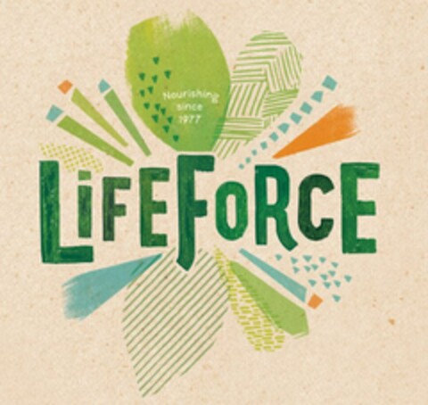 LIFEFORCE Nourishing since 1977 Logo (EUIPO, 31.07.2017)