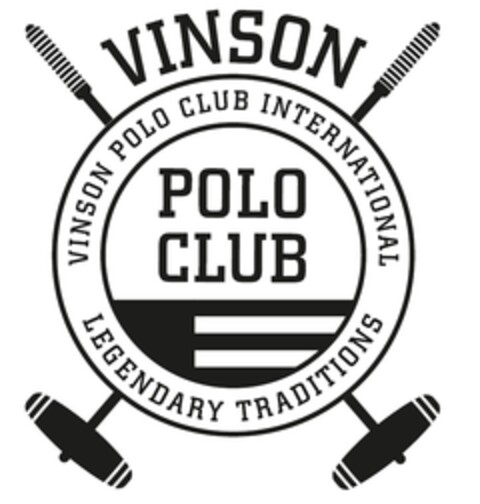VINSON POLO CLUB VINSON POLO CLUB INTERNATIONAL LEGENDARY TRADITIONS Logo (EUIPO, 16.08.2017)