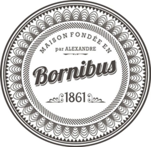 Maison fondée en 1861 par Alexandre Bornibus Logo (EUIPO, 16.11.2017)