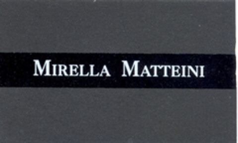 MIRELLA MATTEINI Logo (EUIPO, 26.01.2018)