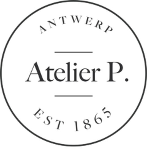 ATELIER P. ANTWERP EST 1865 Logo (EUIPO, 25.01.2019)