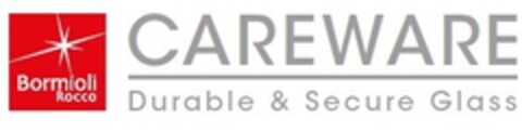 CAREWARE DURABLE & SECURE GLASS BORMIOLI ROCCO Logo (EUIPO, 27.09.2019)