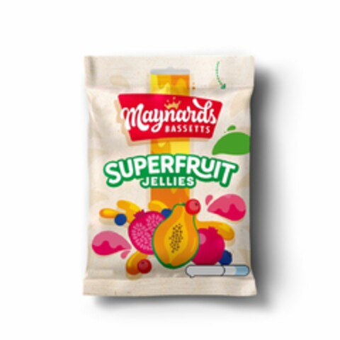 MAYNARDS BASSETTS SUPER FRUIT JELLIES Logo (EUIPO, 05/20/2021)