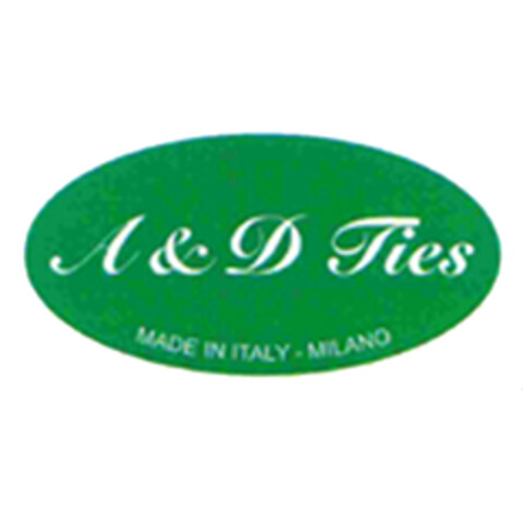 A & D Ties MADE IN ITALY - MILANO Logo (EUIPO, 09/07/2021)