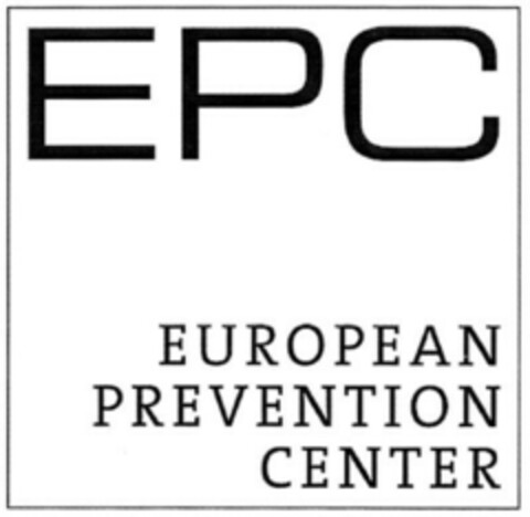 EPC EUROPEAN PREVENTION CENTER Logo (EUIPO, 12/13/2022)