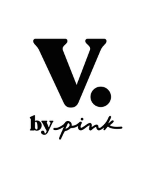 V. by pink Logo (EUIPO, 20.07.2023)