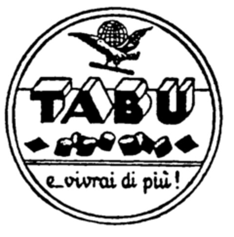 TABU e ... vivrai di più! Logo (EUIPO, 01.04.1996)