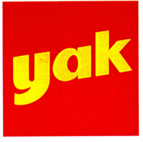 yak Logo (EUIPO, 25.06.1998)