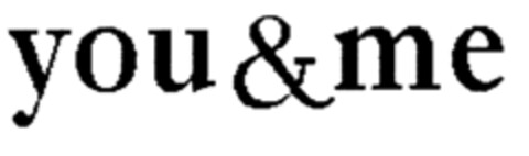 you&me Logo (EUIPO, 05.12.2001)