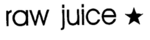 raw juice Logo (EUIPO, 07.08.2002)