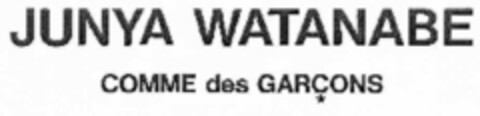 JUNYA WATANABE COMME des GARÇONS Logo (EUIPO, 30.07.2002)
