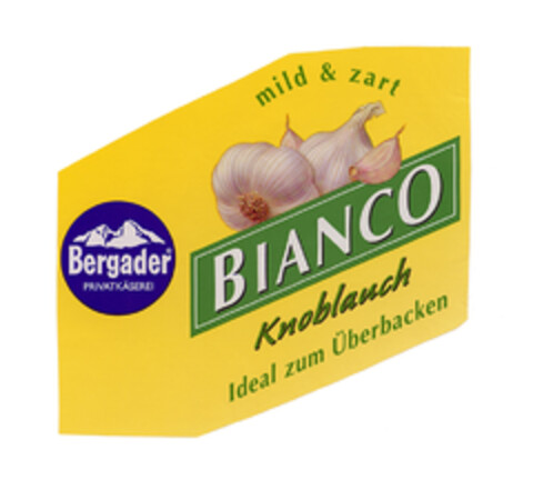 Bergader PRIVATKÄSEREI mild & zart BIANCO Knoblauch ideal zum Überbacken Logo (EUIPO, 10/22/2004)