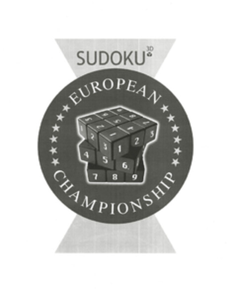 SUDOKU 3D EUROPEAN CHAMPIONSHIP Logo (EUIPO, 12.04.2006)
