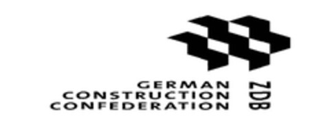 GERMAN CONSTRUCTION CONFEDERATION ZDB Logo (EUIPO, 11/04/2008)