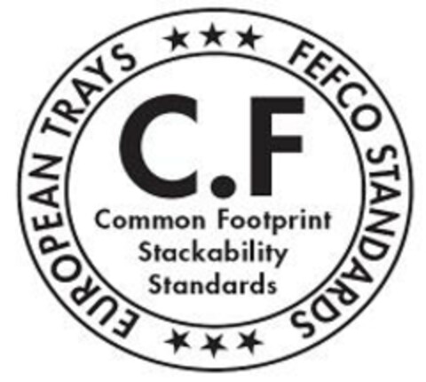 C.F Common Footprint Stackability Standards EUROPEAN TRAYS FEFCO STANDARDS Logo (EUIPO, 22.12.2008)