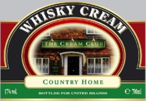 WHISKY CREAM COUNTRY HOME Logo (EUIPO, 24.02.2009)