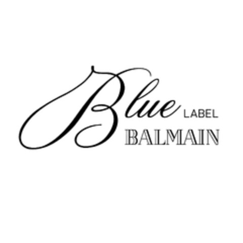 Blue LABEL BALMAIN Logo (EUIPO, 14.12.2009)