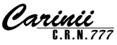 Carinii C.R.N. 777 Logo (EUIPO, 20.06.2011)