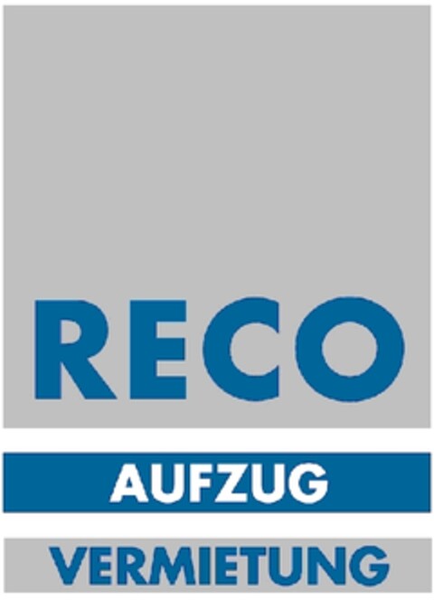 RECO AUFZUG VERMIETUNG Logo (EUIPO, 01.10.2012)