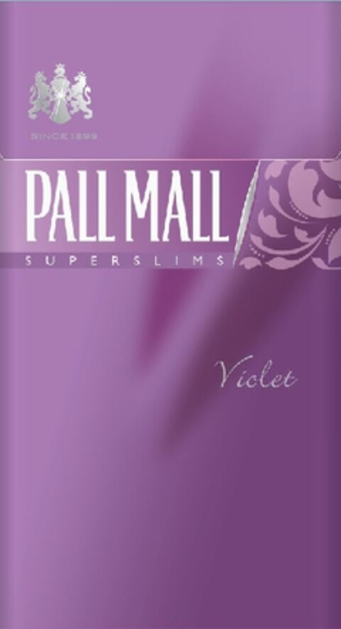 SINCE 1899 PALL MALL SUPERSLIMS VIOLET Logo (EUIPO, 30.07.2013)