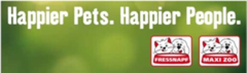 Happier Pets. Happier People. FRESSNAPF MAXI ZOO Logo (EUIPO, 27.11.2014)