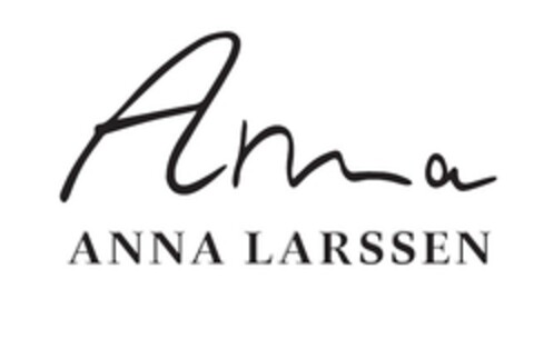 Anna ANNA LARSSEN Logo (EUIPO, 01.07.2015)