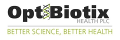 OPTIBIOTIX HEALTH PLC BETTER SCIENCE, BETTER HEALTH Logo (EUIPO, 08/08/2016)