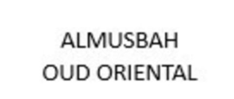 ALMUSBAH OUD ORIENTAL Logo (EUIPO, 05/23/2017)