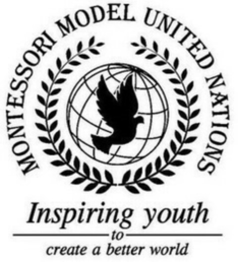 Montessori Model United Nations Inspiring youth to create a better world Logo (EUIPO, 08/08/2017)