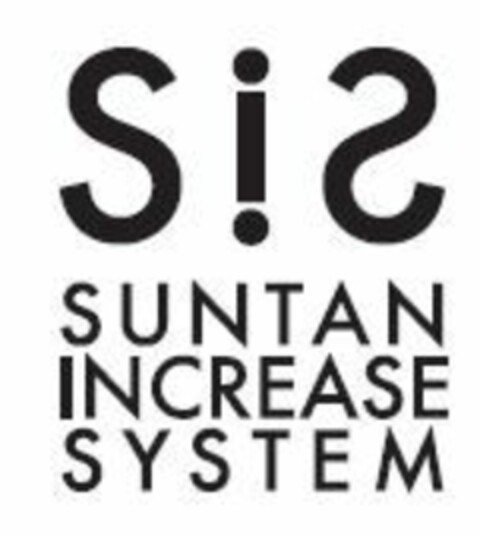 SIS SUNTAN INCREASE SYSTEM Logo (EUIPO, 12.09.2019)