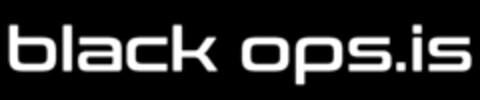 black ops.is Logo (EUIPO, 04.04.2020)