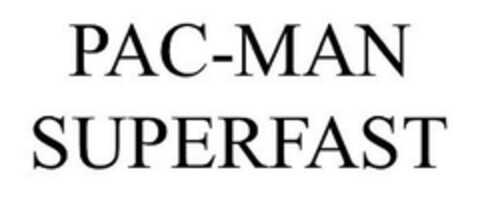 PAC-MAN SUPERFAST Logo (EUIPO, 08/30/2023)