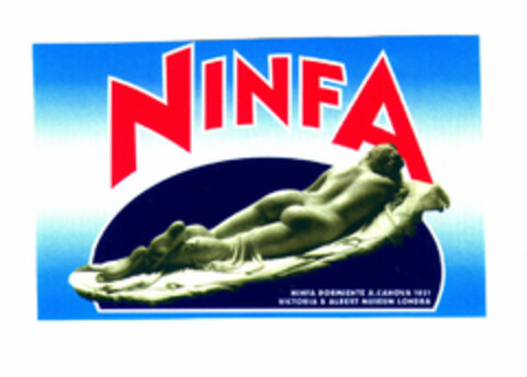 NINFA NINFA DORMIENTE A.CANOVA 1821 VICTORIA & ALBERT MUSEUM LONDRA Logo (EUIPO, 10/02/1997)
